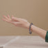Grey | Silver | Mermaid Glass Statement Bracelet